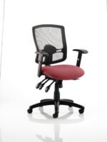 Portland III High Mesh Back Task Operator Office Chair with Arms - Image 14