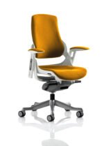 Zure High Back White Shell Executive Office Chair with Arms - Image 54
