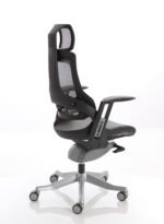 Zure High Back Black Shell Executive Office Chair with Arms - Image 4