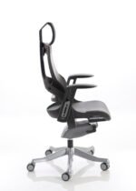 Zure High Back Black Shell Executive Office Chair with Arms - Image 5