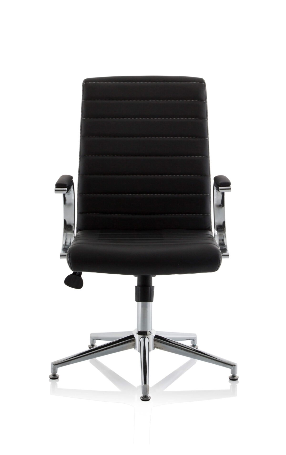 Ezra Medium Back Leather Executive Office Chair with Arms - Image 9