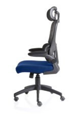 Iris Task Operator Mesh Back Fabric Seat With Headrest - Image 28
