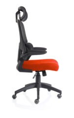 Iris Task Operator Mesh Back Fabric Seat With Headrest - Image 40