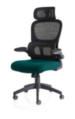Iris Task Operator Mesh Back Fabric Seat With Headrest - Image 59
