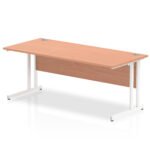 Impulse 1800mm Straight Desk Cantilever Leg - Image 9