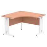 Impulse 1200mm Cable Managed Leg Corner Desk - Image 3