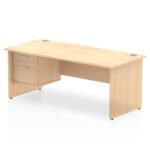 Impulse 1800mm Panel End Straigh Desk With Single Fixed Pedestal - Image 11