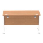 Impulse 1400mm Straight Desk Cable Managed Leg - Image 62