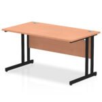 Impulse 1400mm Straight Desk Cantilever Leg - Image 10