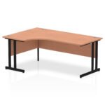 Impulse 1800mm Left Crescent Desk Cantilever Leg - Image 25