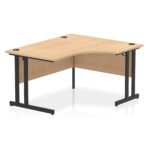 Impulse 1400mm Right Crescent Desk Cantilever Leg - Image 15