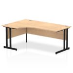 Impulse 1800mm Left Crescent Desk Cantilever Leg - Image 27