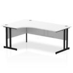 Impulse 1800mm Left Crescent Desk Cantilever Leg - Image 18