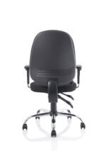 Lisbon Medium Back Task Operator Office Chair with Height Adjustable Arms - Image 6