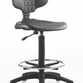 Malaga Polyurethane Medium Back Hi Rise Draughtsman Task Operator Office Chair