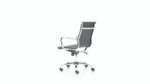 Nola Black Leather Executive Office Chair with Arms - Image 2