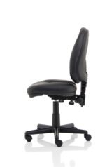 Jackson Medium Back Black Leather Task Operator Office Chair - Image 3