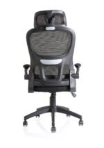 Iris Task Operator Mesh Back Fabric Seat With Headrest - Image 6