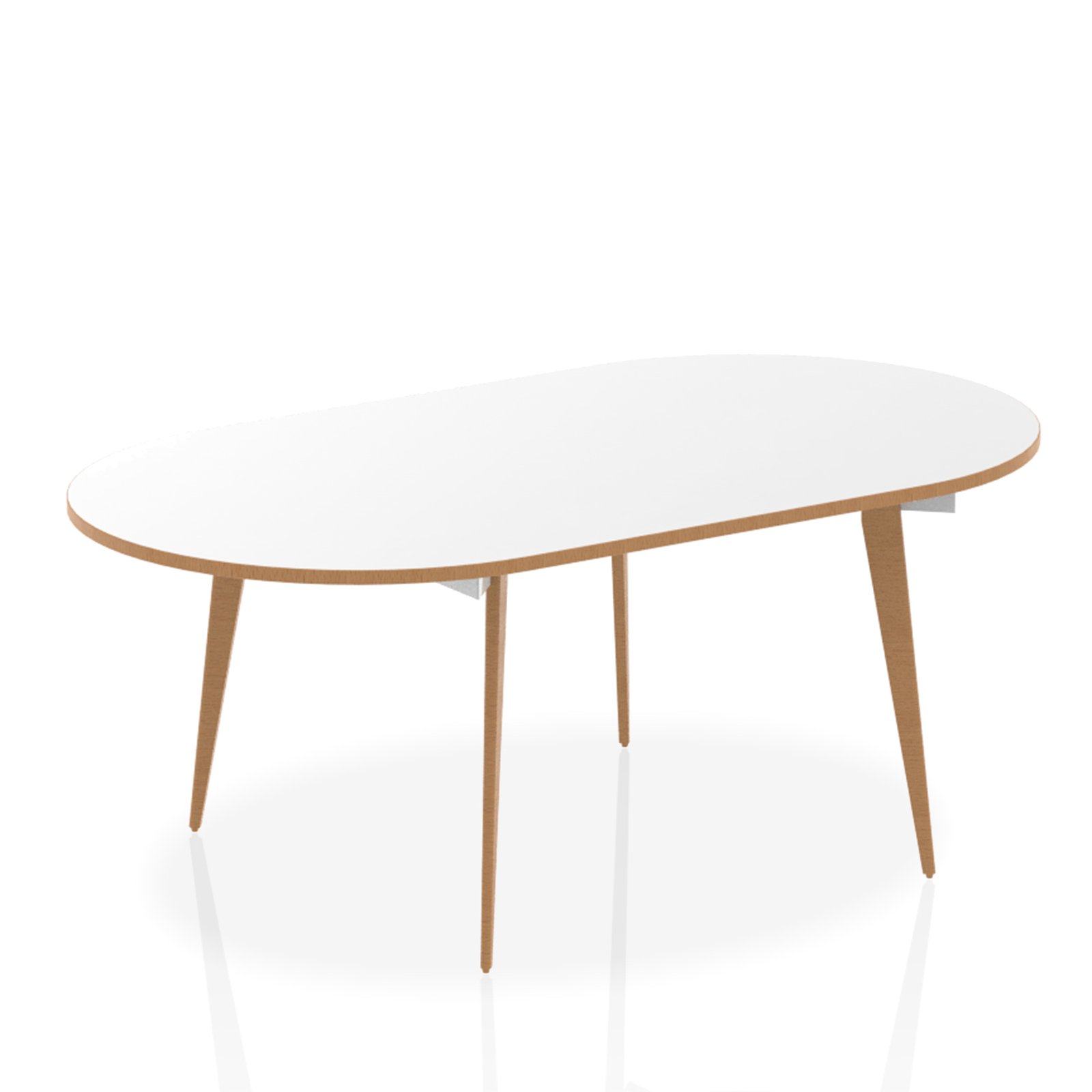 OSL0126_1 Oslo Oval Boardroom Table - Image 1