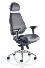 Chiro Plus Ultimate High Back Ergonomic Posture Chair with Arms and Headrest