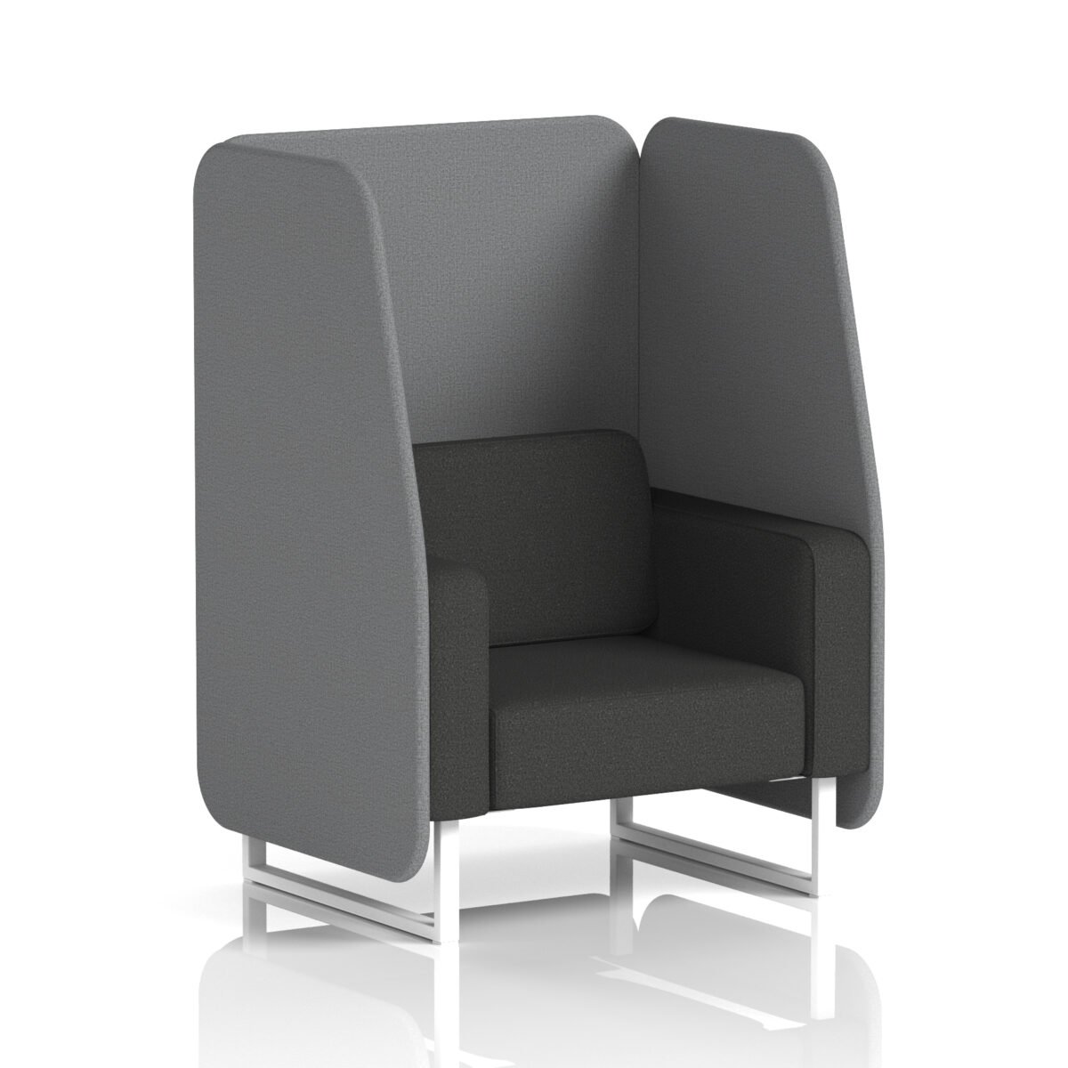 Brixworth Open Booth With White Legs in Two Tone - Image 67