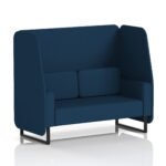 Brixworth Open Booth With Black Legs in Single Tone - Image 23
