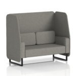 Brixworth Open Booth With Black Legs in Single Tone - Image 29