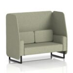 Brixworth Open Booth With Black Legs in Single Tone - Image 44