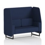 Brixworth Open Booth With Black Legs in Single Tone - Image 59