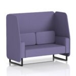 Brixworth Open Booth With Black Legs in Single Tone - Image 65