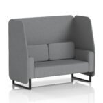 Brixworth Open Booth With Black Legs in Single Tone - Image 68