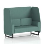 Brixworth Open Booth With Black Legs in Single Tone - Image 74