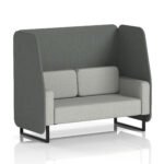 Brixworth Open Booth With Black Legs in Two Tone - Image 77