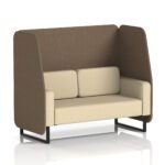Brixworth Open Booth With Black Legs in Two Tone - Image 80