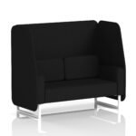 Brixworth Open Booth With White Legs in Single Tone - Image 26