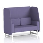 Brixworth Open Booth With White Legs in Single Tone - Image 65