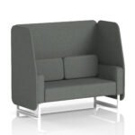Brixworth Open Booth With White Legs in Single Tone - Image 77