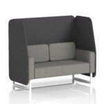Brixworth Open Booth With White Legs in Two Tone - Image 20