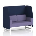 Brixworth Open Booth With White Legs in Two Tone - Image 59