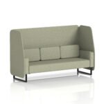 Brixworth Open Booth With Black Legs in Single Tone - Image 45
