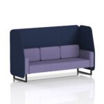 Brixworth Open Booth With Black Legs in Two Tone - Image 60