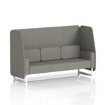 Brixworth Open Booth With White Legs in Single Tone - Image 30