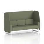 Brixworth Open Booth With White Legs in Single Tone - Image 42