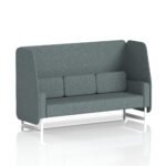 Brixworth Open Booth With White Legs in Single Tone - Image 54