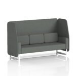 Brixworth Open Booth With White Legs in Single Tone - Image 78