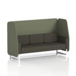 Brixworth Open Booth With White Legs in Two Tone - Image 42