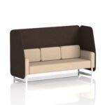 Brixworth Open Booth With White Legs in Two Tone - Image 72