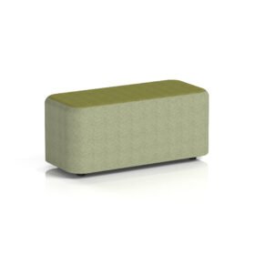 Harlestone Rectangular Stool in Two Tone