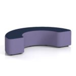Harlestone Curved Stool in Two Tone - Image 58