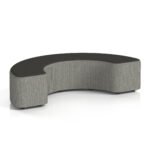 Harlestone Curved Stool in Two Tone - Image 68